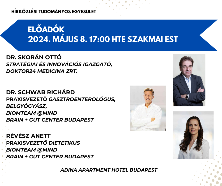 AI és az orvostudomány - a HTE szakmai találkozója az Adina Apartmen Hotelben