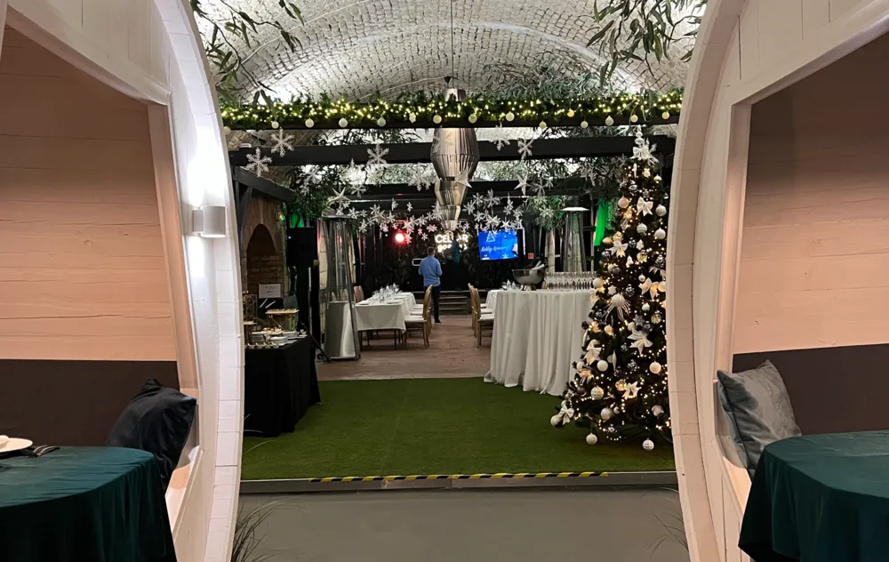 Beckman Coulter, karácsonyi party, cégeshelyszínek, Cellar Garden