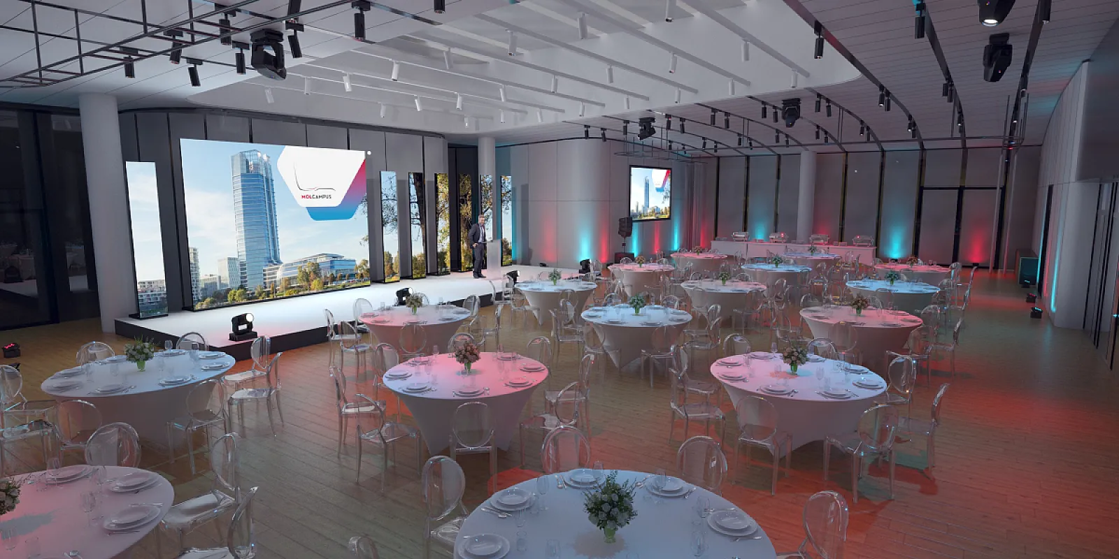 MOL Campus Panorama Konferenciaterem