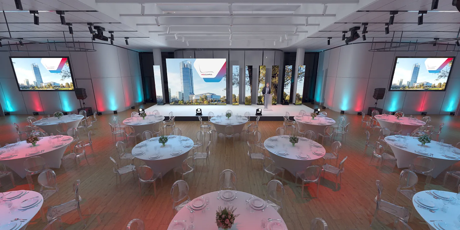 MOL Campus Panorama Konferenciaterem