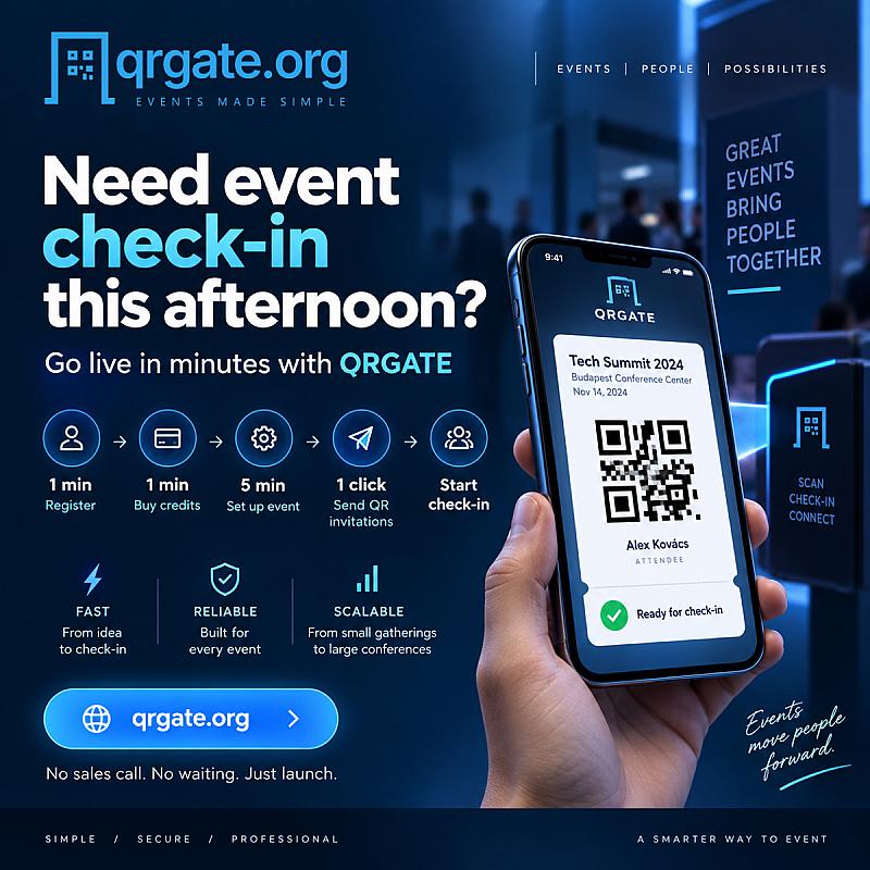 QRGATE - Event Guest Management & Operations Platform