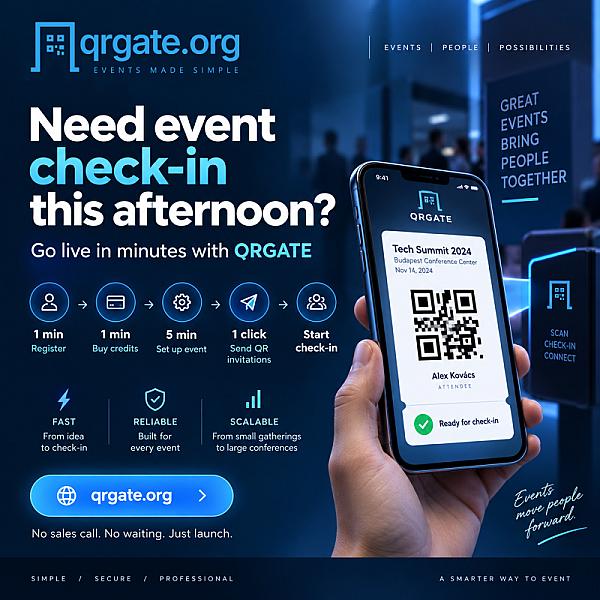 QRGATE - Event Guest Management & Operations Platform