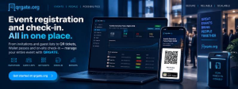QRGATE - Event Guest Management & Operations Platform