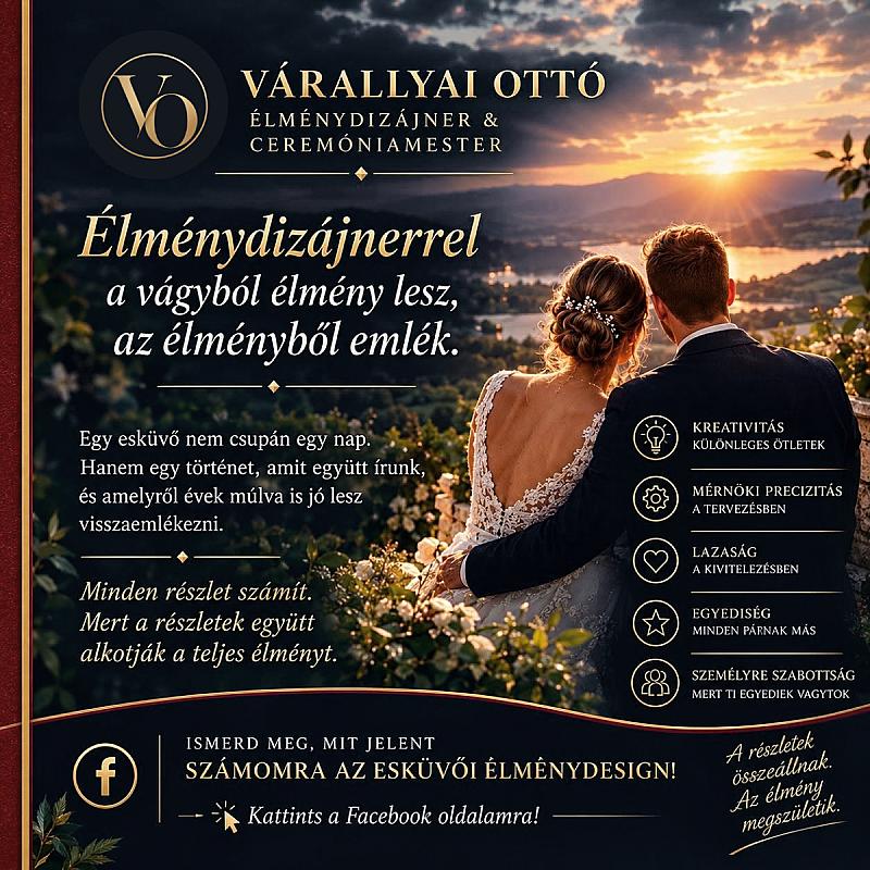 Várallyai Ottó Esküvői Élménydizájner és Ceremóniamester