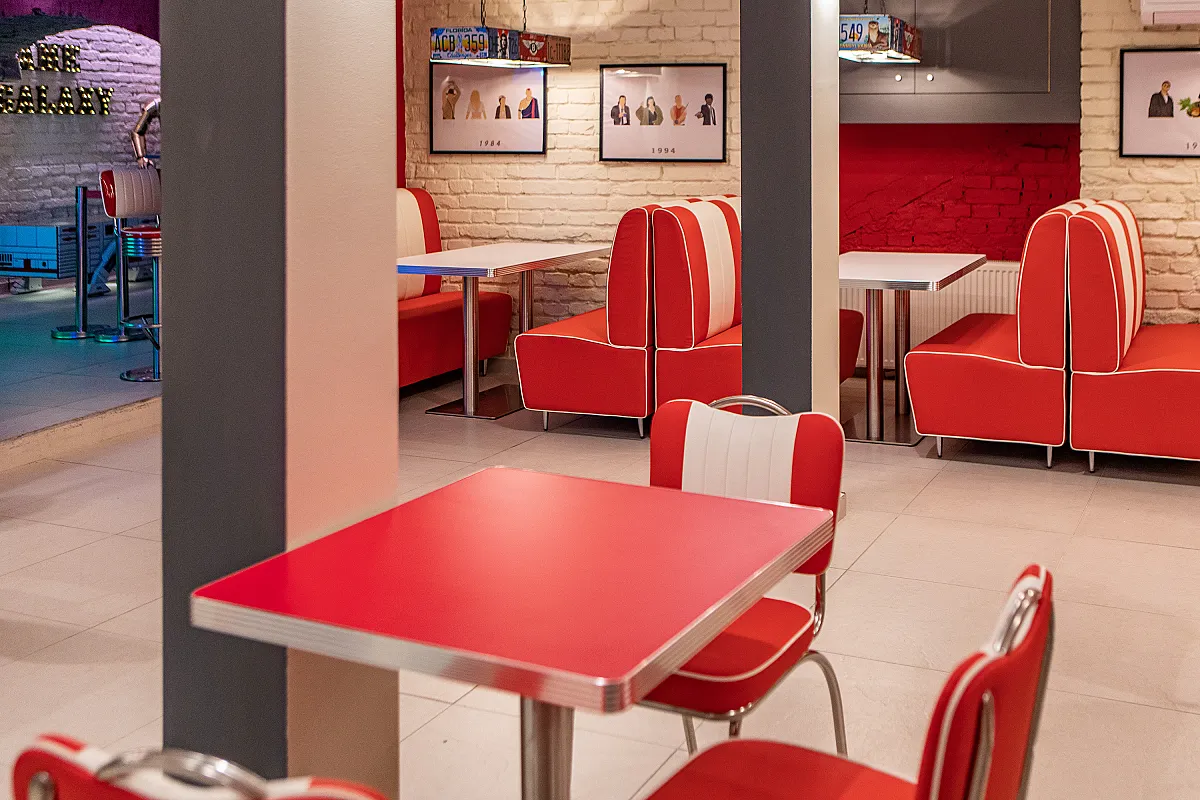 Amerikai diner étkezőrész
