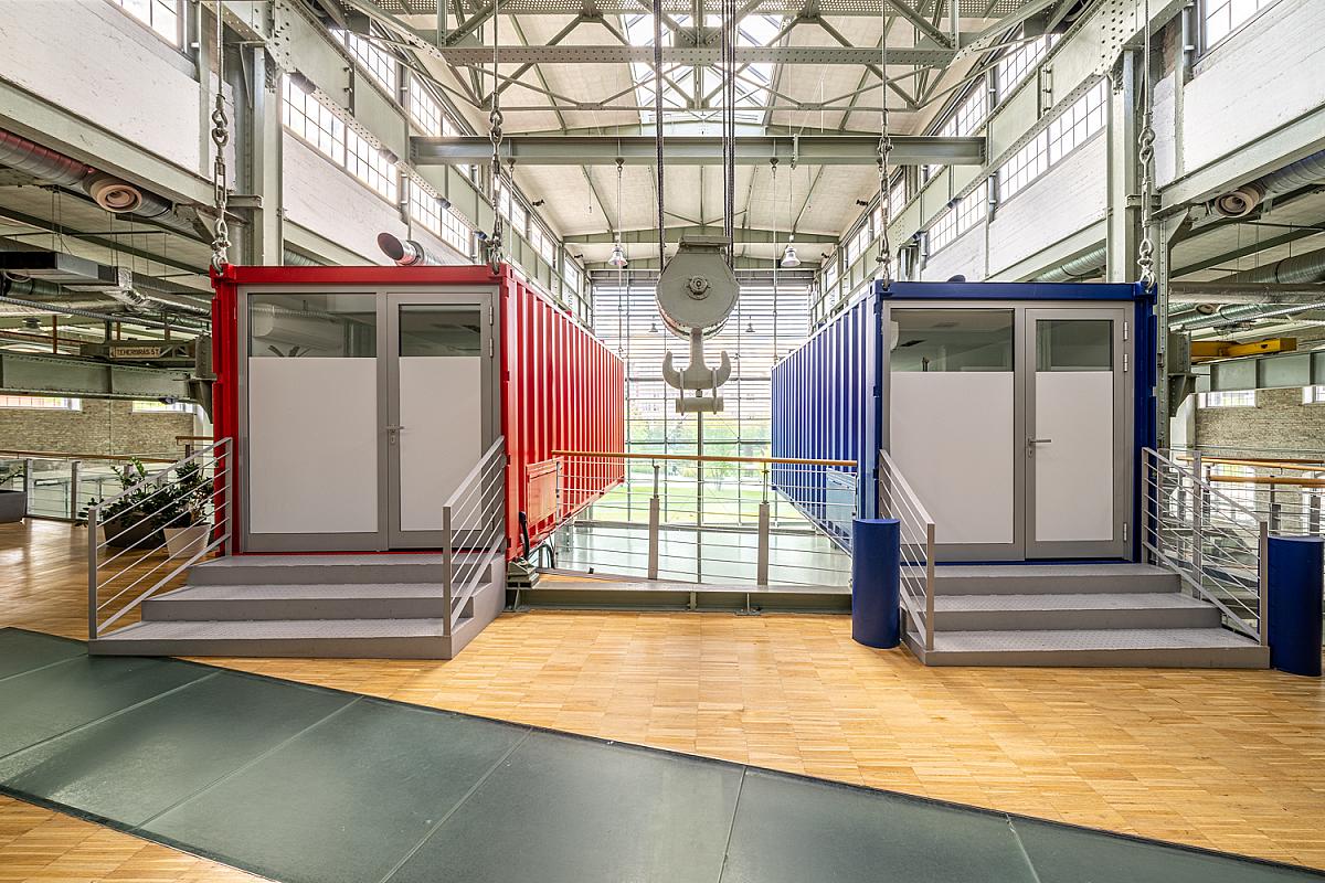 D épület - Üvegcsarnok